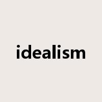 idealism是什么意思