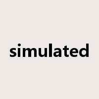 simulated是什么意思
