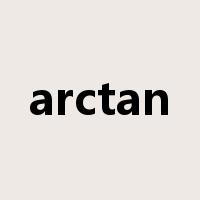 arctan是什么意思