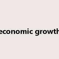 economic growth是什么意思