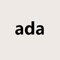 ada是什么意思
