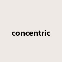 concentric是什么意思