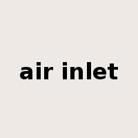 air inlet是什么意思