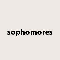 sophomores是什么意思