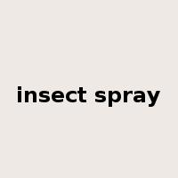 insect spray是什么意思