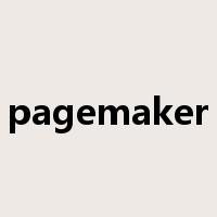 pagemaker是什么意思