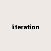 literation是什么意思