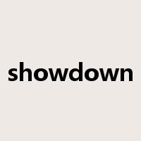 showdown是什么意思