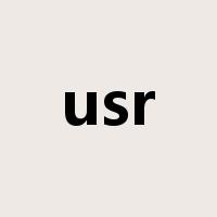 usr是什么意思