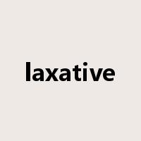 laxative是什么意思