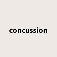 concussion是什么意思