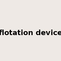 flotation device是什么意思