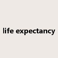 life expectancy是什么意思