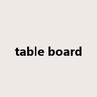 table board是什么意思