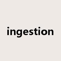 ingestion是什么意思