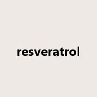 resveratrol是什么意思