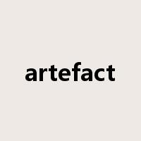 artefact是什么意思
