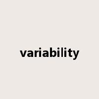 variability是什么意思
