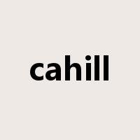cahill是什么意思