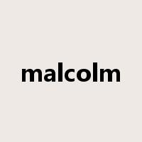 malcolm是什么意思