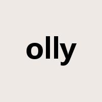 olly是什么意思