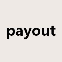 payout是什么意思