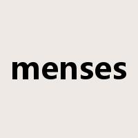 menses是什么意思