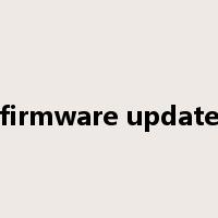 firmware update是什么意思