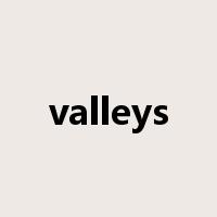 valleys是什么意思