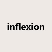 inflexion是什么意思