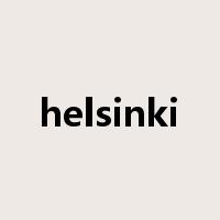 helsinki是什么意思