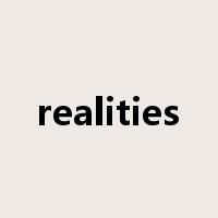 realities是什么意思