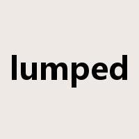 lumped是什么意思
