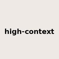 high-context是什么意思