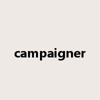 campaigner是什么意思