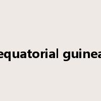 equatorial guinea是什么意思