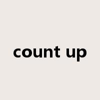 count up是什么意思