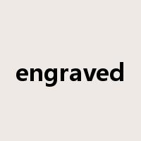engraved是什么意思