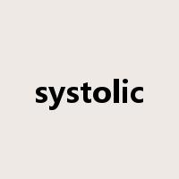 systolic是什么意思