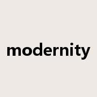 modernity是什么意思
