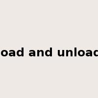 load and unload是什么意思