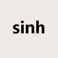 sinh是什么意思
