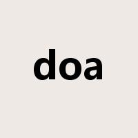 doa是什么意思