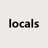 locals是什么意思