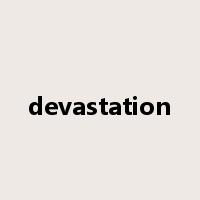 devastation是什么意思
