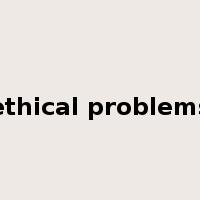 ethical problems是什么意思