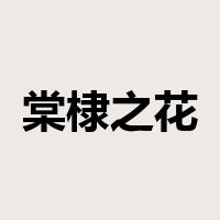 棠棣之花是什么意思