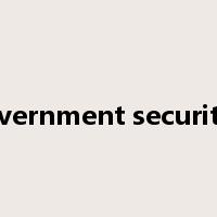 government securities是什么意思