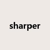 sharper是什么意思