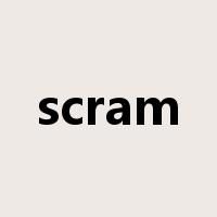 scram是什么意思
